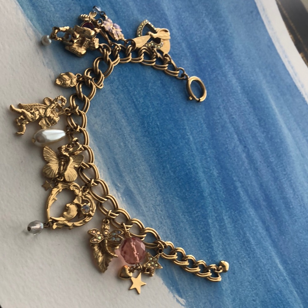 Kirk’s Folly gold-tone bracelet.